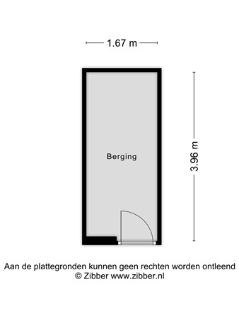 Floorplan - Sirtemastraat 259, 2513 XK Den Haag